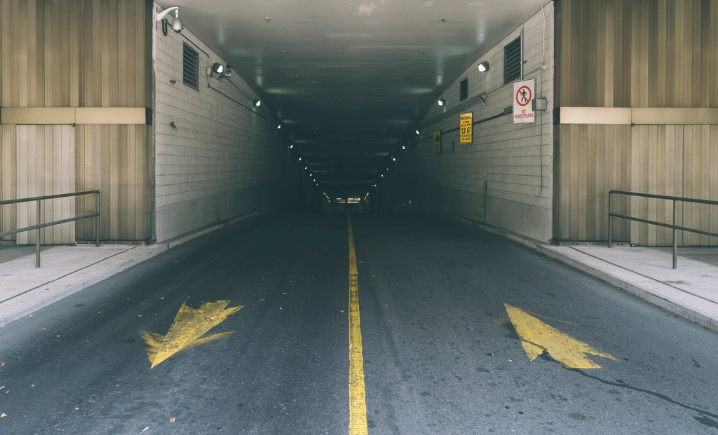 Pavimento de parque de estacionamento — fotografia 2